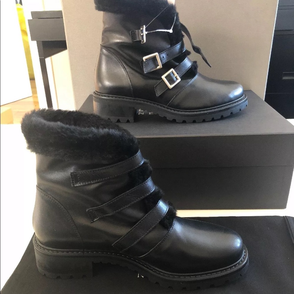 ♦️Barneys New York Womens Leather Winter Boots - Picture 3 of 8